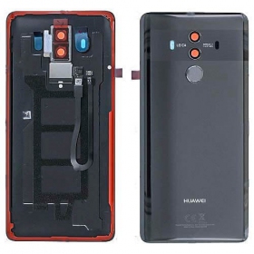 Huawei Mate 10 Pro aizmugurējais baterijas vāciņš melns (Titanium Gray) (lietots grade A, oriģināls)