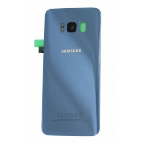 Samsung G950F Galaxy S8 aizmugurējais baterijas vāciņš gaiši zils (Coral Blue) (lietots grade B, oriģināls)