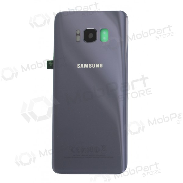 Samsung G950F Galaxy S8 aizmugurējais baterijas vāciņš violetinė (Orchid grey) (lietots grade A, oriģināls)