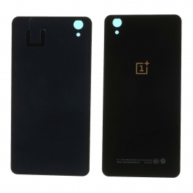 OnePlus X aizmugurējais baterijas vāciņš (melns) (lietots grade B, oriģināls)