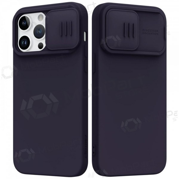 Maciņš Nillkin CamShield Silky Magnetic Silicone Apple iPhone 14 Pro tamsiai violets