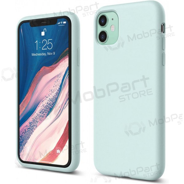 Maciņš Liquid Silicone 1.5mm Apple iPhone 14 mėtinis