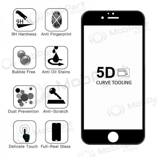 LCD apsauginis stikliukas 5D Perfectionists Samsung A256 A25 5G melns