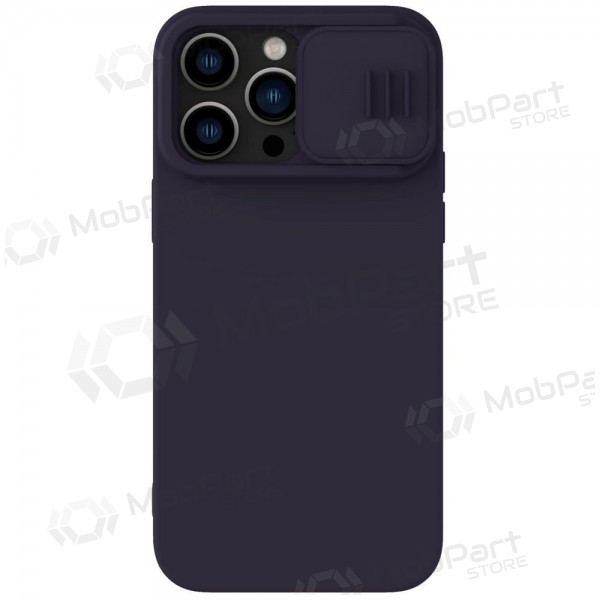 Maciņš Nillkin CamShield Silky Magnetic Silicone Apple iPhone 14 Pro tamsiai violets