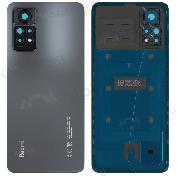 Xiaomi Redmi Note 11 Pro aizmugurējais baterijas vāciņš (pelēks) (oriģināls) (service pack)