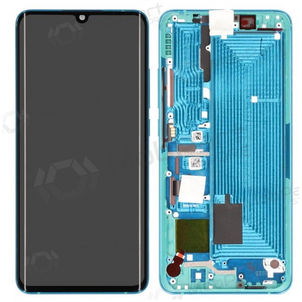 Xiaomi Mi Note 10 / Mi Note 10 Pro / Mi Note 10 Lite ekrāns (zaļš) (ar rāmīti) (service pack) (oriģināls)