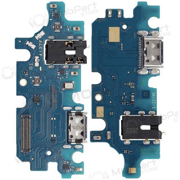 Samsung A137 Galaxy A13 (2022) uzlādes ligzda un mikrofona šleife (service pack) (oriģināls)
