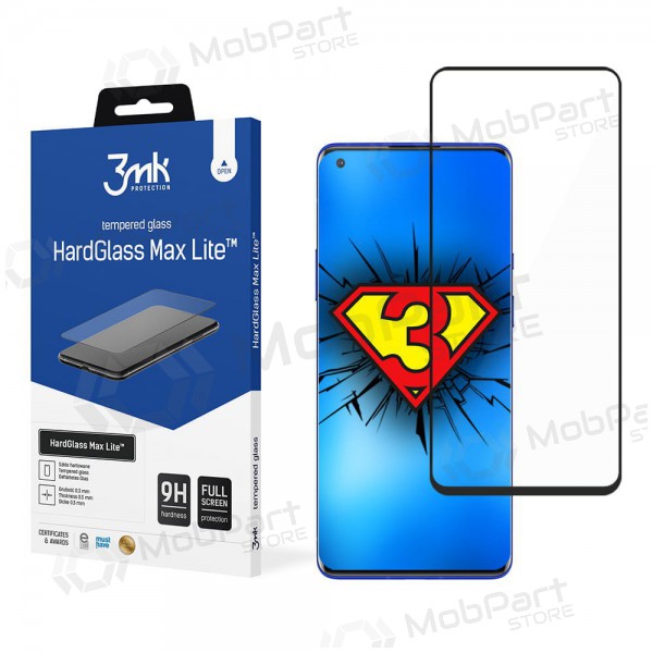 LCD apsauginis stikliukas 3mk Hard Glass Max Lite Samsung S928 S24 Ultra melns