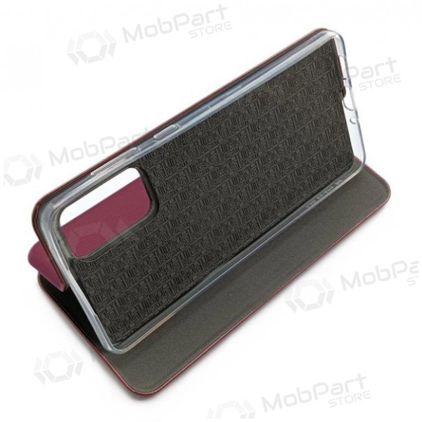 Maciņš / vāciņš Book Elegance Xiaomi Redmi Note 14 4G tamsiai sarkans Maciņš / vāciņš Book Elegance Xiaomi Redmi Note 14 4G tamsiai sarkans