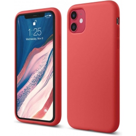 Maciņš Liquid Silicone 1.5mm Apple iPhone 14 Pro sarkans