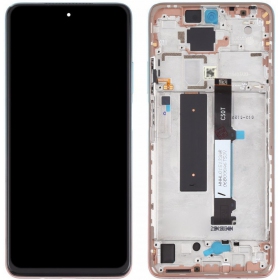 Xiaomi Mi 10T Lite 5G ekrāns (rozā) (ar rāmīti) (service pack) (oriģināls)