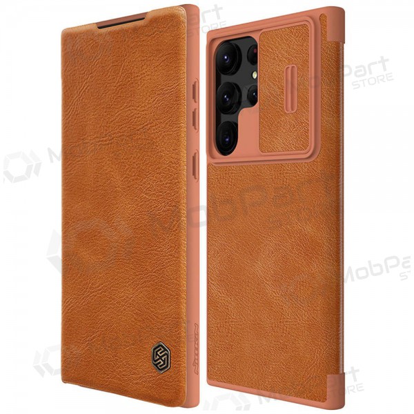 Maciņš Nillkin Qin Leather Samsung A346 A34 5G brūns