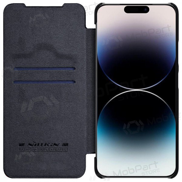 Maciņš Nillkin Qin Pro Leather Samsung S906 S22 Plus 5G melns