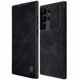 Maciņš Nillkin Qin Pro Leather Samsung S916 S23 Plus 5G melns