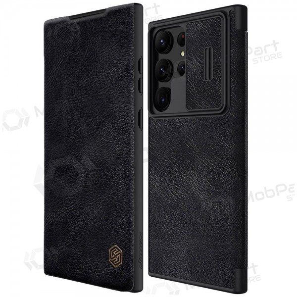 Maciņš Nillkin Qin Pro Leather Samsung S916 S23 Plus 5G melns