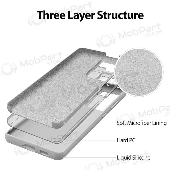 Maciņš / vāciņš Mercury Silicone Case Samsung A165 A16 4G/A166 A16 5G akmens krāsa
