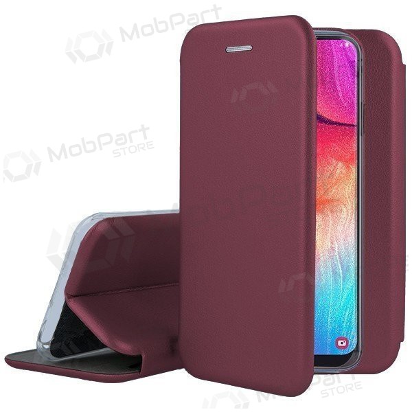 Samsung Galaxy A32 4G maciņš „Book Elegance“ (bordo)