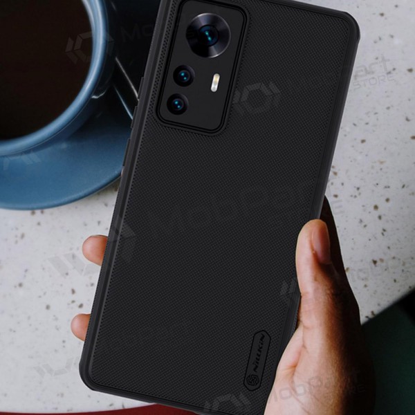 Maciņš Nillkin Super Frosted Shield Xiaomi Redmi Note 12 Pro 5G/Poco X5 Pro 5G melns