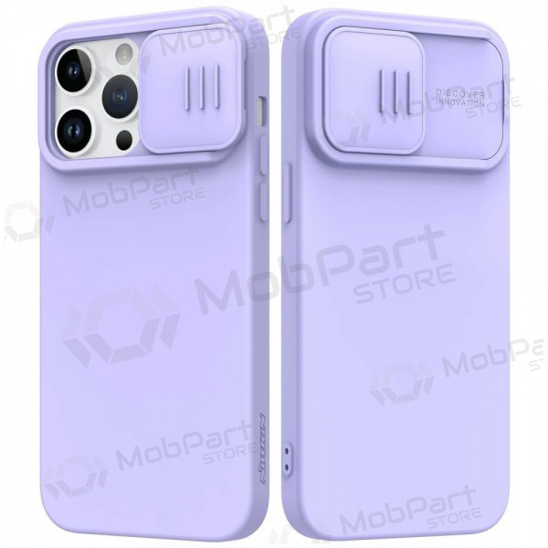 Maciņš Nillkin CamShield Silky Magnetic Silicone Apple iPhone 14 Pro šviesiai violets