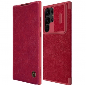 Maciņš Nillkin Qin Pro Leather Samsung S906 S22 Plus 5G melns