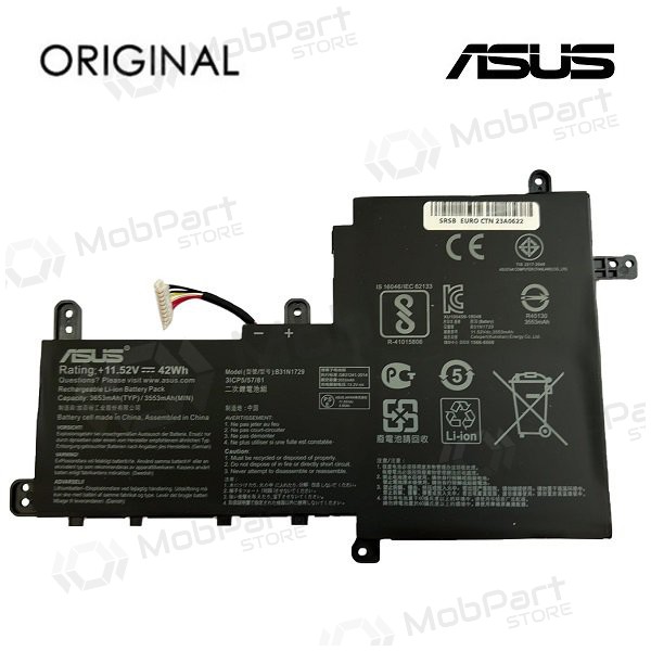 ASUS B31N1729, 3653mAh klēpjdatoru akumulators - PREMIUM