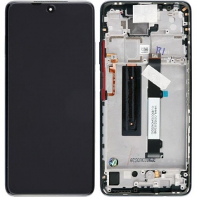 Xiaomi Mi 10T Lite 5G ekrāns (Pearl Gray / Tarnish) (ar rāmīti) (service pack) (oriģināls)