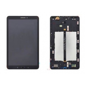 Samsung SM-T580 / T585 Tab A 10.1 (2016) ekrāns (melns) (lietots Grade B, oriģināls)