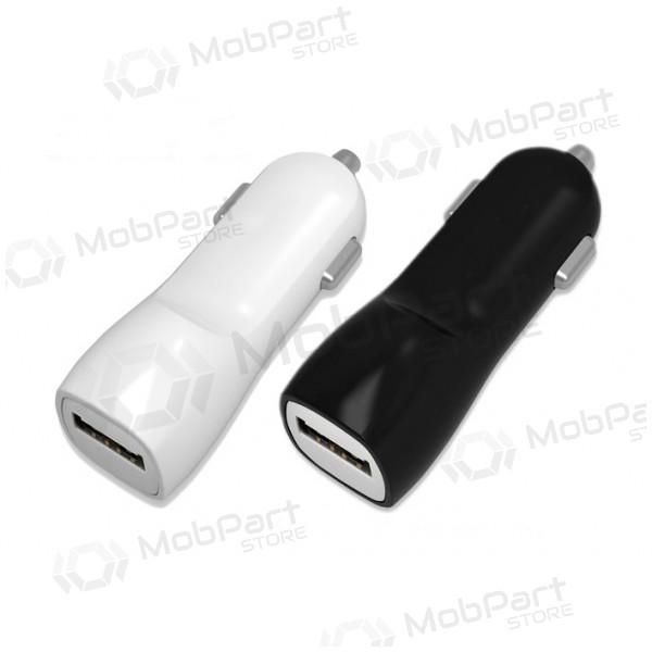 Lādētājs automobilinis Tellos USB (dual) (1A+2A) (balts)