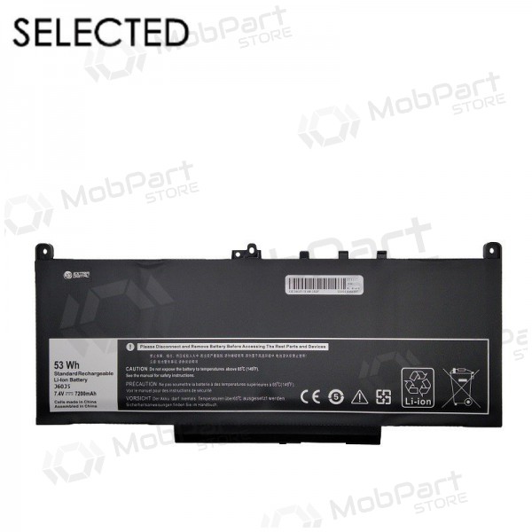 DELL J60J5, 7200mAh klēpjdatoru akumulators, Selected