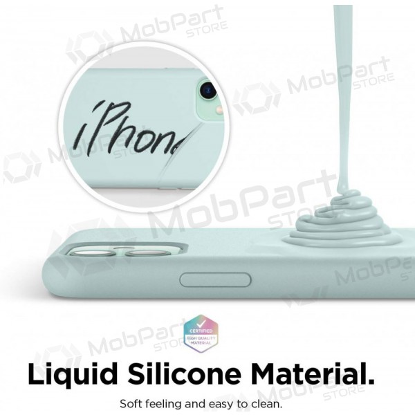 Maciņš Liquid Silicone 1.5mm Apple iPhone 14 Pro mėtinis