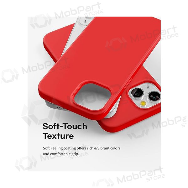 Apple iPhone 14 Pro maciņš Mercury Goospery "Soft Feeling Jelly Case" (sarkans)