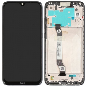 Xiaomi Redmi Note 8 / Note 8 2021 ekrāns (melns) (ar rāmīti) (Premium)