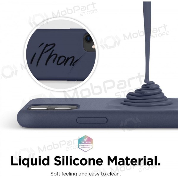 Maciņš Liquid Silicone 1.5mm Apple iPhone 14 tumši zils