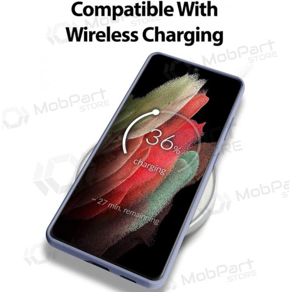 Samsung Galaxy A525 A52 / A526 A52 5G / A528 A52s 5G maciņš Mercury Goospery "Silicone Case" (levandos pelēka)