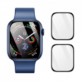 LCD apsauginis stikliukas Dux Ducis Pmma (2Pack) Apple Watch 45mm melns