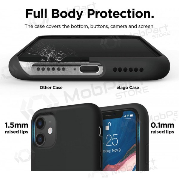 Maciņš Liquid Silicone 1.5mm Apple iPhone 14 Pro Max melns