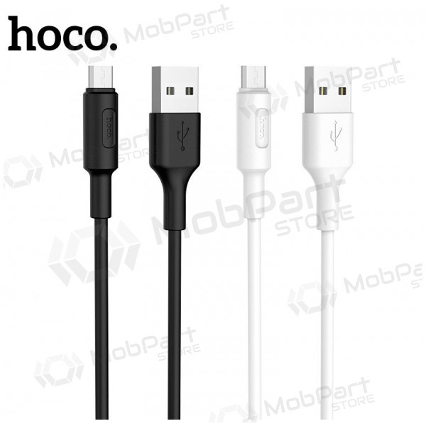 USB kabelis Hoco X25 microUSB 1.0m (melns)