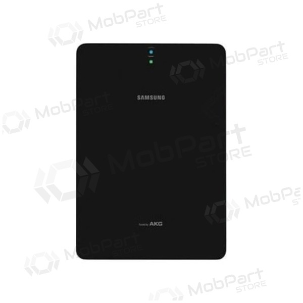 Samsung T820 Galaxy Tab S3 9.7 (2017) aizmugurējais baterijas vāciņš (melns) (lietots grade B, oriģināls)