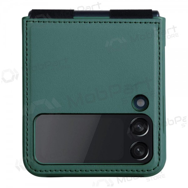 Maciņš Nillkin Qin Leather (Plain Leather) Samsung F721 Z Flip4 5G zaļš