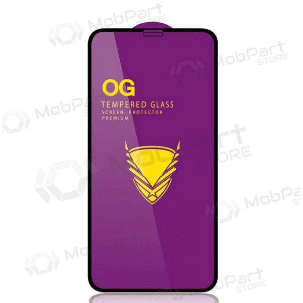 LCD apsauginis stikliukas "11D Full Glue" Xiaomi Redmi 13C melns bez iepakojuma