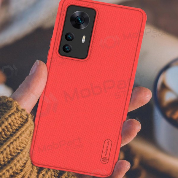 Maciņš Nillkin Super Frosted Shield Xiaomi Redmi Note 12 Pro 5G/Poco X5 Pro 5G sarkans