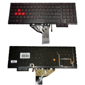 HP Omen 15-ce016na klaviatūra (US) (ar apgaismojumu)