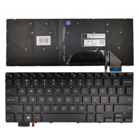 DELL Inspiron: 15 7558, 7568, XPS 15 9550, 9560 klaviatūra (ar apgaismojumu)