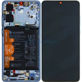 Huawei P30 (new version 2021) ekrāns (Breathing Crystal) (ar rāmīti un baterija) (service pack) (oriģināls)