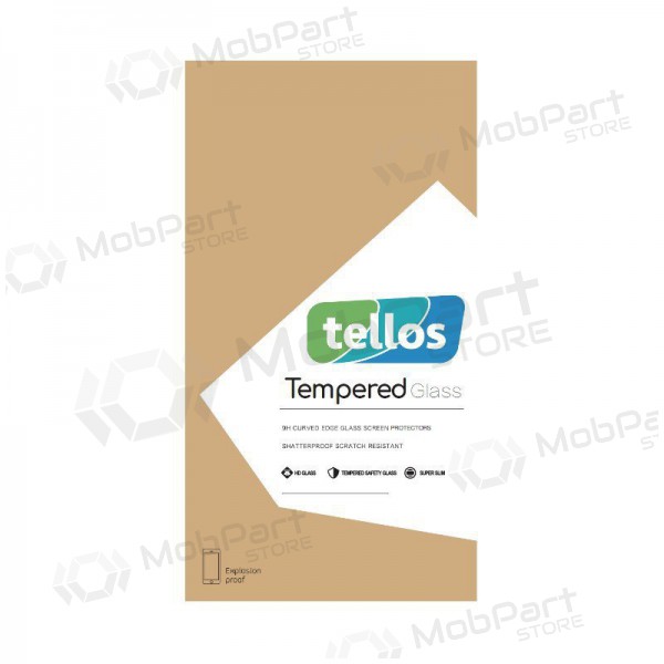 LCD apsauginis stikliukas 2.5D Tellos Samsung S936 S25+ melns