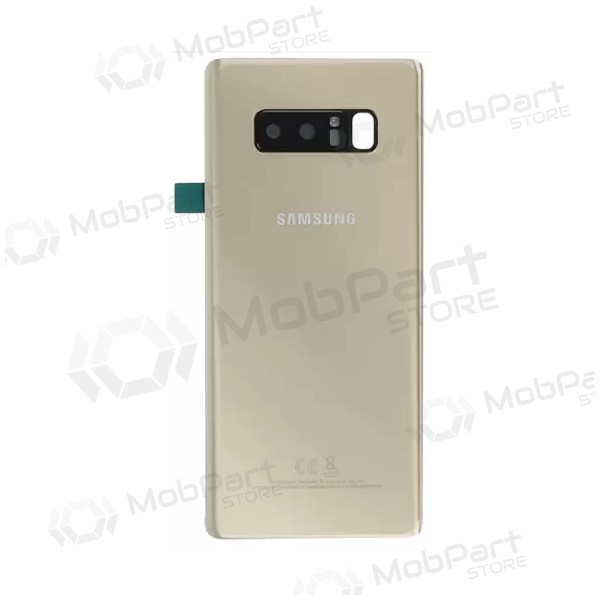 Samsung N950F Galaxy Note 8 aizmugurējais baterijas vāciņš zelta (Maple Gold) (lietots grade C, oriģināls)