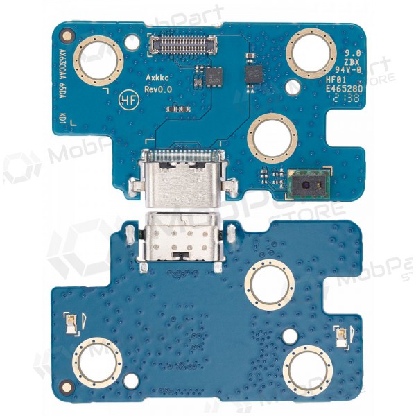 Samsung X200 / X205 Galaxy TAB A8 2021 uzlādes ligzda un mikrofona šleife (service pack) (oriģināls)