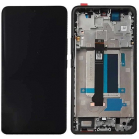 Xiaomi Redmi Note 13 Pro+ 5G ekrāns (melns) (ar rāmīti) (Premium)