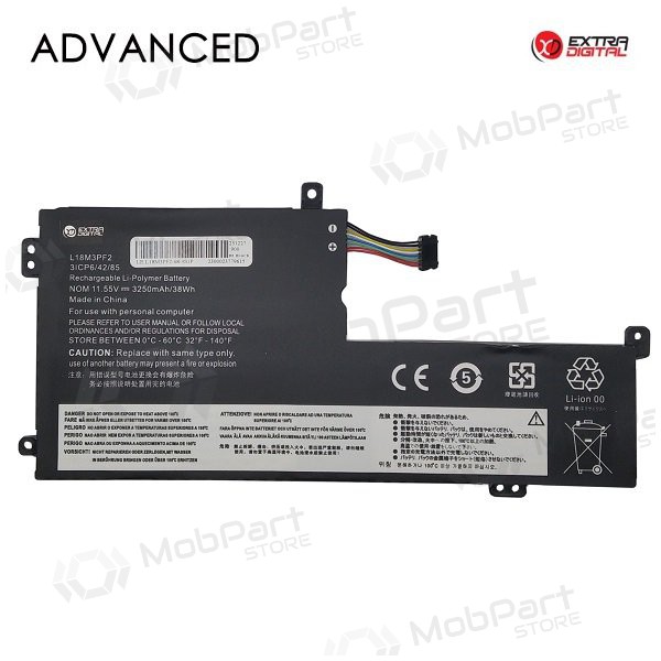 LENOVO L18M3PF2, 3250mAh klēpjdatoru akumulators, Advanced