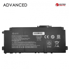 HP PP03XL, 3400mAh klēpjdatoru akumulators, Advanced